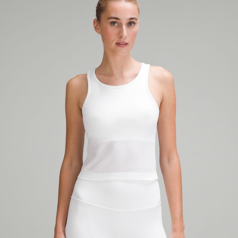 Lululemon Ebb to Street Cropped Racerback Tank Top